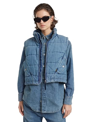 Chaleco acolchado G-STAR Mae de mujer con diseño ligero y aislamiento térmico moderno