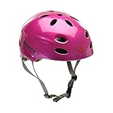Razor V-17 Youth Multi-Sport Helmet - Kids Helmet with Adjustable Strap - Durable with Foam Padding for Biking, Skating, and Other Outdoor Sports - Magenta - Complies with CPSC Requirements