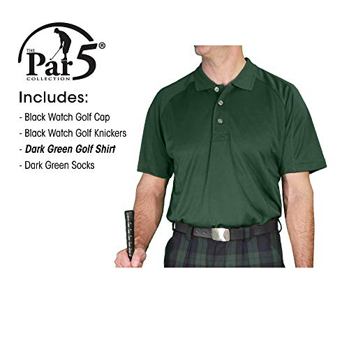 Black Watch Golf Outfits - Mens - Dark Green4
