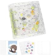 Amazon.co.jp: PAEUKUON 透明 シール帳 A8 ミニサイズ シール