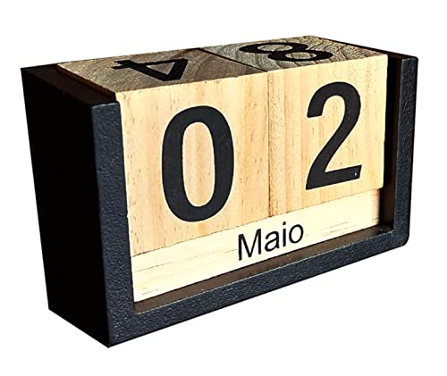 Calendário móvel de mesa