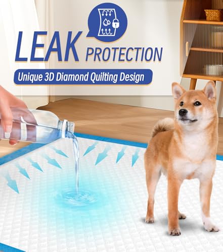 Image of 100 Counts XL Puppy Pee Pads 30x36 Inch | Super Absorbent Leak-Proof Dog Training Pads with Odor Control | Quick-Dry Potty Pads for Dogs & Cats