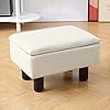 Cpintltrlinensmallfootstoolottomansrectangularfootreststorageottomanupholsteredstepstoolseatwithsolidwoodlegsmodernaccentstoolssuitableforcouchlivingroombedroomcream  Urban Country Home Decor Cpintltr linen small foot stool ottomans rectangular footrest storage ottoman upholstered step stool seat with solid wood legs modern accent stools suitable for couch living room bedroom cream  urban country home decor