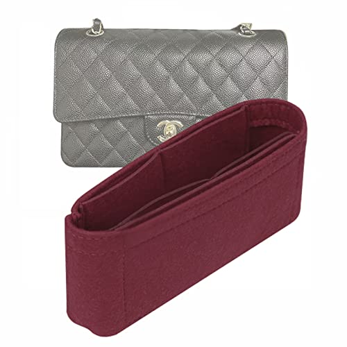 Lckaey Bag Organizer Insert for Classic Flap maxi bag Shaper