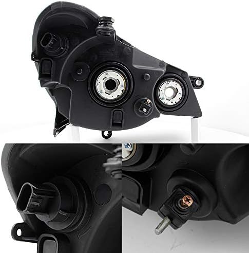 AKKON - For Chrysler Sebring 4Dr Sedan Chrome Clear Replacement Headlights Headlamp Front Lamps Left+Right Pair