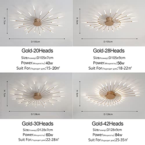 Plafonnier LED moderne à intensité variable 50cm avec télécommande pour salon
