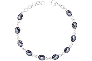 Mystic Topaz Stone Bracelet: Radiance on Your Wrist