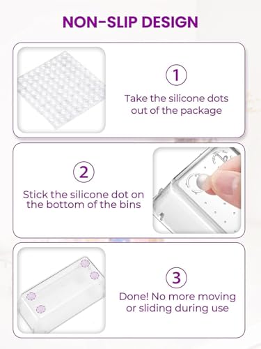 Image of Clear Plastic Drawer Organizers Set, 4-Size Versatile Bathroom and Vanity Drawer Organizer Trays, Storage Bins for Makeup, Bedroom, Kitchen Gadgets Utensils and Office (9 PC NEW SET)