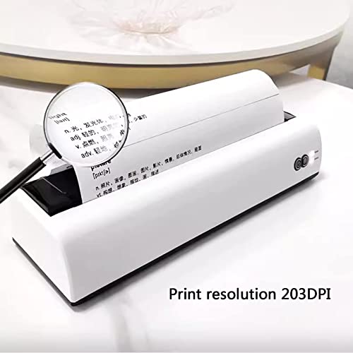 Image of Portable Printers Wireless for Travel, Thermal Tattoo Stencil Printer for Office, Letter Bluetooth Compact Printer for 8.5 inchx11 inch Size