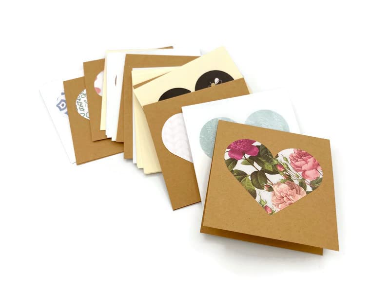 3" x 3" Mini Note Cards with Envelopes/Blank Note Cards