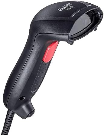 Leitor De Código De Barras, Elgin, Flash Linear, Imager, Preto, U...