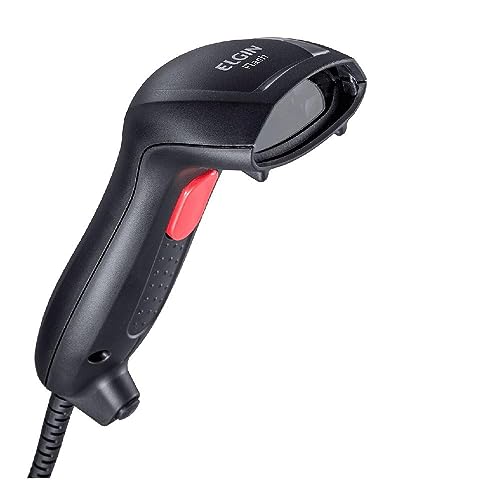 Leitor De Código De Barras, Elgin, Flash Linear, Imager, Preto, Usb