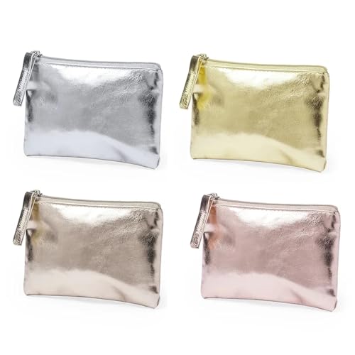 Llavero bolsa almacenamiento para evitar pérdida de monedas con mini billetera transparente 4