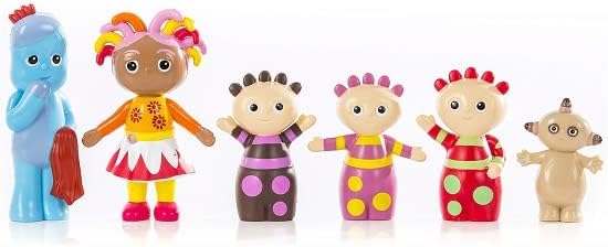 Kids In The Night Garden Figurines Set containing 6 Characters, up to 10cm tall, Toddler Girl Toys and Toddler Boy Toys 1648CB