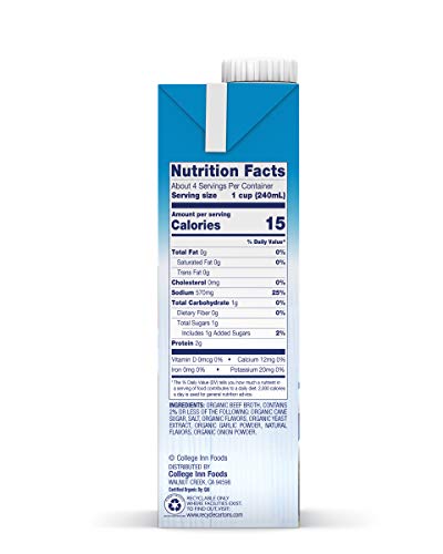 College Inn All Natural Beef Broth, 32 Ounce (Pack Of 12) #TOP2