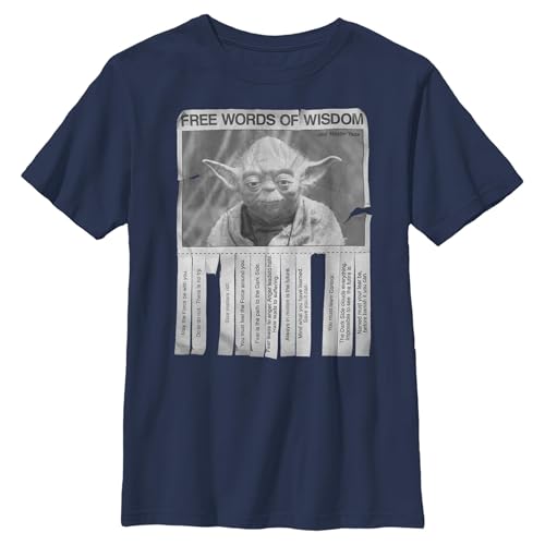 T-shirt Star Wars garçon bleu marine col rond vêtement ado taille M