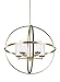 Sea Gull Lighting 3124605EN3-848 Alturas Chandelier, 5-Light LED 47.5 Total Watts, Satin Bronze