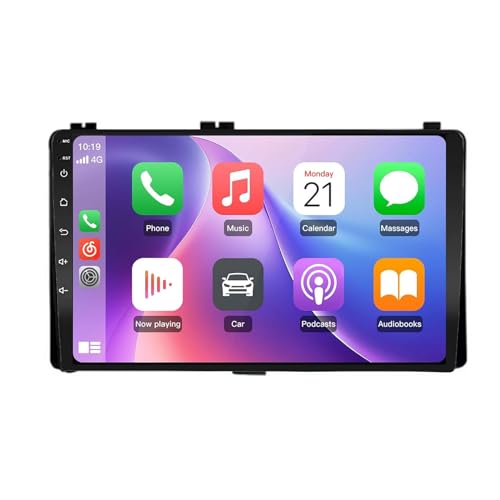 Navegación de Video del Automóvil para Toyota Auris Corolla 2014 2018 Soporta Bluetooth, Control Volante, USB, WiFi, 4G, Mirror Link, GPS Navegador/Radio FM, 8 Nuclear 6G+128G