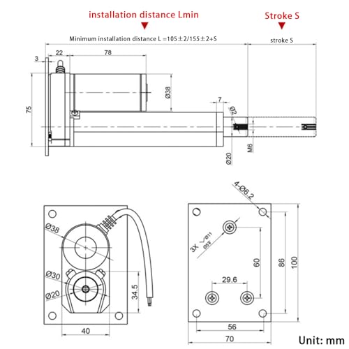 Actuador lineal eléctrico industrial con controlador manual de fuerza 2