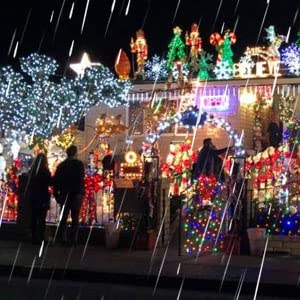 Image of Dazzle Bright Fairy Lights Battery Operated, 2 Pack Total 40FT 120LED Silver Wire Waterproof Battery Operated String Lights, Christmas Decorations for Indoor Outdoor Bedroom Yard Decor, White