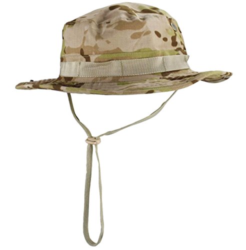 Jffcestore Men's Military Camo Boonie Hat Fishing Sun Hat Wide Brim Bucket Hat With Adjustable Strap(Desert Camouflage) #TOP3