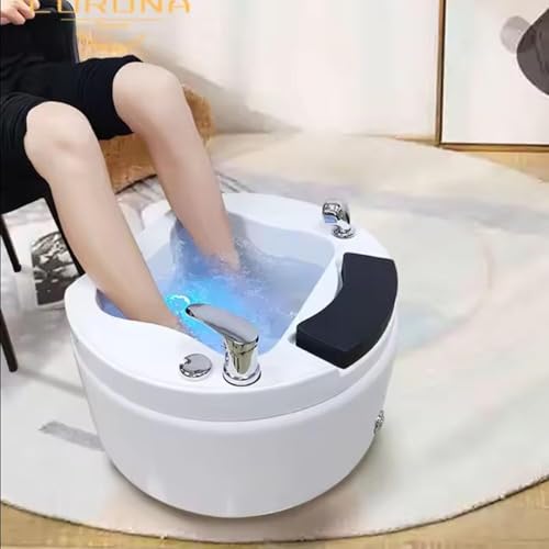 Spa portátil para pies de acrílico con masaje miniatura 6