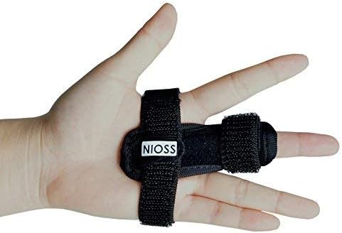 Compact Trigger Finger Splint Support Brace for Arthritis, Stenosing Tenosynovitis Hands & Straightening Curved, Bent, Locked Finger - Tendon Release & Pain Relief