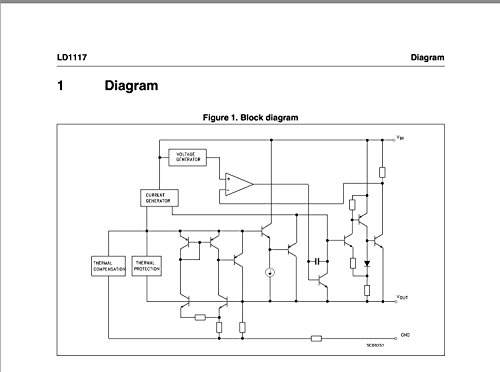 (6-Pcs) Stmicroelectronics 3.3V 950Ma, Ld1117V33 Voltage Regulator, Ld33V #TOP5