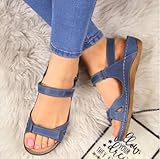 TOWELL Empire Premium Orthopedic Sandals (Blue,7.5)