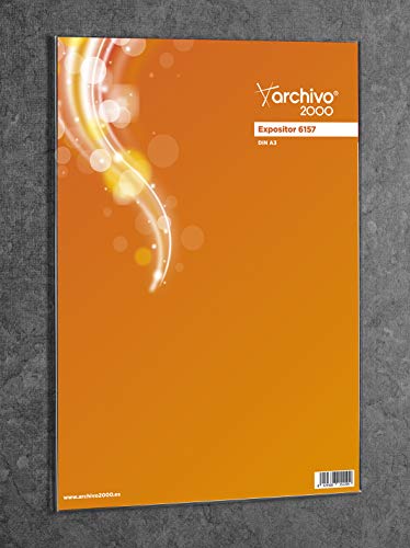 Archivo 2000-6157CSTP - Expositor mural con adhesivo. DIN A3.