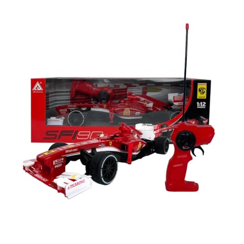 Image of Rechargeable Remote Control Ferrari F1 Car with 2.4GHz Frequency Rechargeable via USB Cable (Included) for eco-Friendly Play for Kids Aged 6 Years and Above