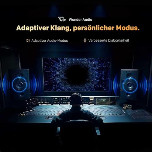 coocaa coocaa QLED Smart TV 40 Zoll, 100cm, QLED FHD Fernseher kompatibel mit Google TV, HDR 10, Dolby Audio, Bluetooth 5.1, EyeCare, Google Cast, Triple Tuner DVB-T/-T2/-C/-S/-S2 CI+, 40CGQG40Z, 2026 Model - Funktionsansicht 11 | QLED-TV