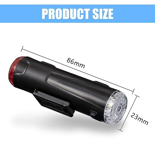Fahrradhelm Licht Vorne und Hinten: Helmlicht Vorne und Hinten bis zu 200LM, IP66 wasserdicht, 5 Blinklichtmodi, Helmhalterung Licht, Wasserdichtes Helmlicht mit USB-Aufladung