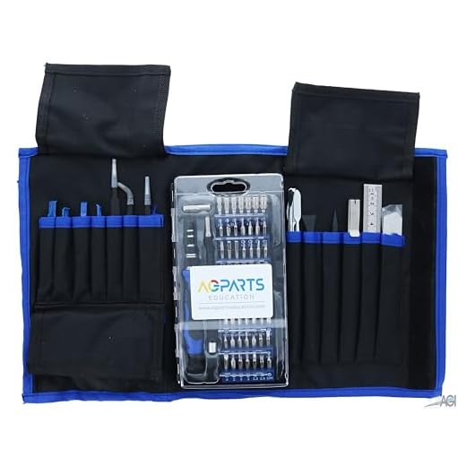 AGParts Repair 80-Piece Tool Kit, Screwdriver Set, Multi-Bit Screwdriver with 56 Bits, for Chromebook, Laptop, Electronics Repair