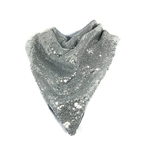Silver Sequin Bandana Sequin Bandanna Sequin Accessories Silver Sequin Zoom Accessories Sequin Handbag Ties Sequin Headscarves3