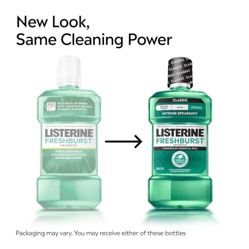 Listerine Freshburst Antiseptic Mouthwash, Spearmint, 16.9 fl. oz/ 500 mL - image 2