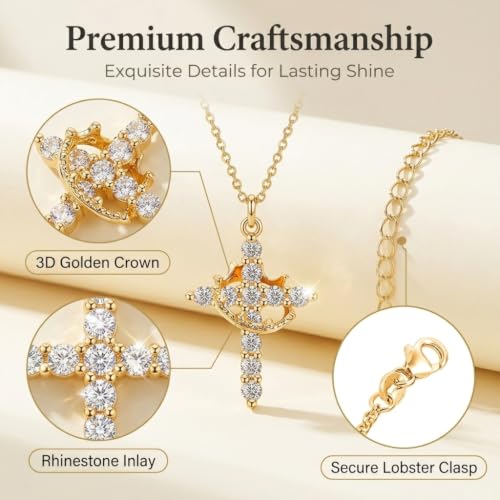Image of SANNIDHI Pearl Necklace for Women Girls Flower Pendant Necklace with Gift Box Gold Plated Stainless Steel Chain Necklace Jewellery Valentine Birthday Gifts for Women, Girls, Sister, Girlfriend