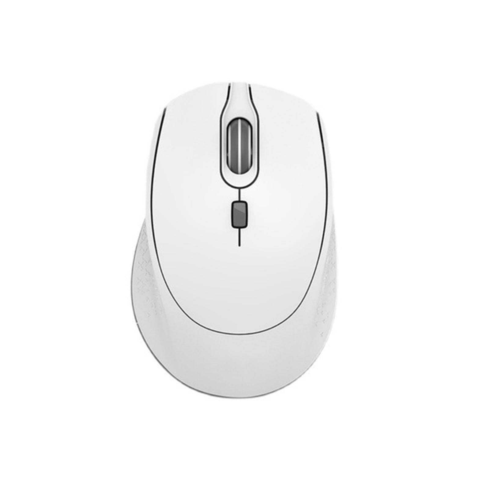 Mysz Mysz bezprzewodowa Mysz komputerowa do laptopa USB do gier Bluetooth Ergonomiczna mysz Urządzenie wskazujące Możliwość ładowania Fotoelektryczny 2,4 g Regulowana rozdzielczość Plug and Play(White