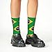 SEAEAGLE Brazil Flag A Pair Junior Athletic Short Tube Socks Children Calf Tube Socks Short Stockings