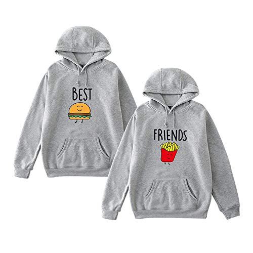 Sxkayxr Sweat à capuche à manches longues pour 2 filles - Pour femme - - M Cover