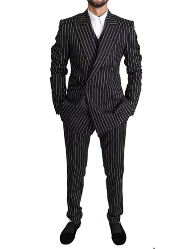 Costume 3 pièces à rayures pour homme chic idéal pour un mariage élégant ou un bal
