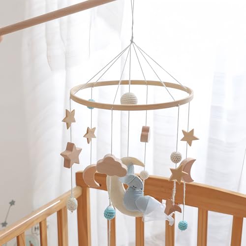 Sommeil difficile ? Mobile bébé lit barreaux et carillon rotatif - 3