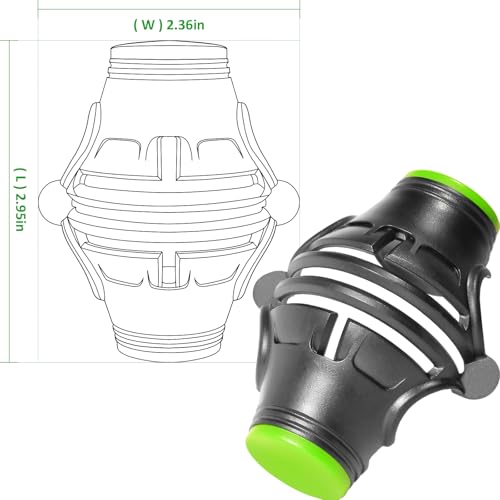 OlibaDu golf ball line marker review — 360° Triple Line Alignment Stencil Tool Image 2