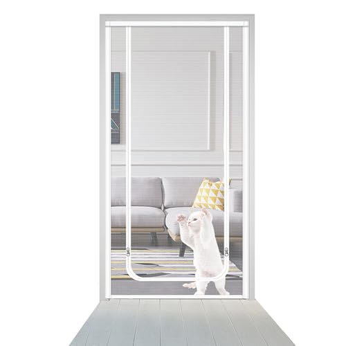 Moustiquaire pour fenêtres et portes stopper les moustiques amovible 90 x 210 cm