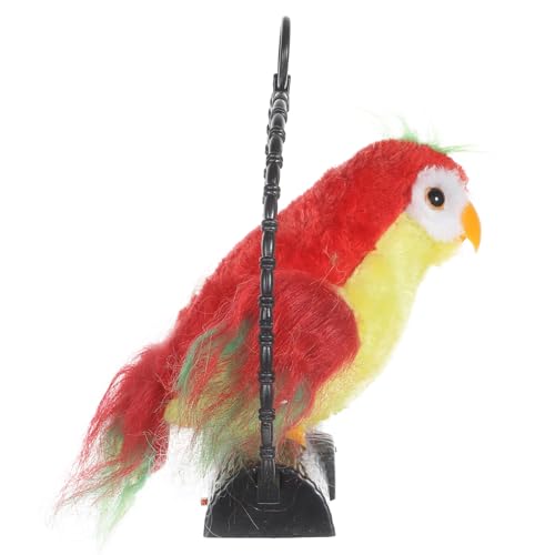 Perroquet électrique parlant cadeau idéal éducatif oiseau peluche rouge