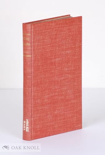 Bibliotheca Typographica: A List of Books about... [Unknown] B001OLET2E Book Cover