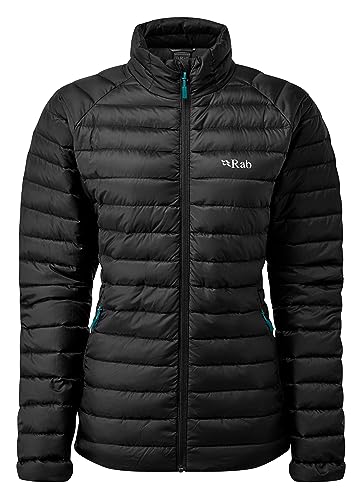 Rab Women's Microlight Down Jacket - 700-Fill Down Puffer Coat for Hiking & Skiing