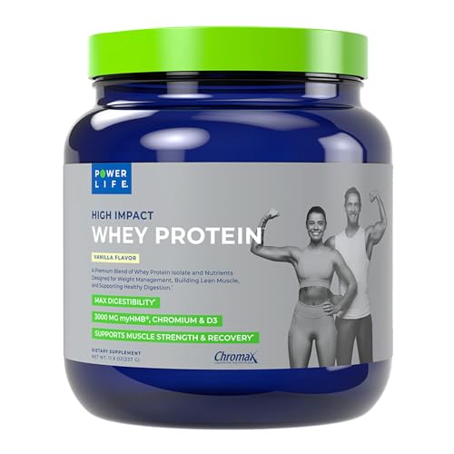 POWERLIFE Tony Horton High Impact Grass Fed Whey Protein with
