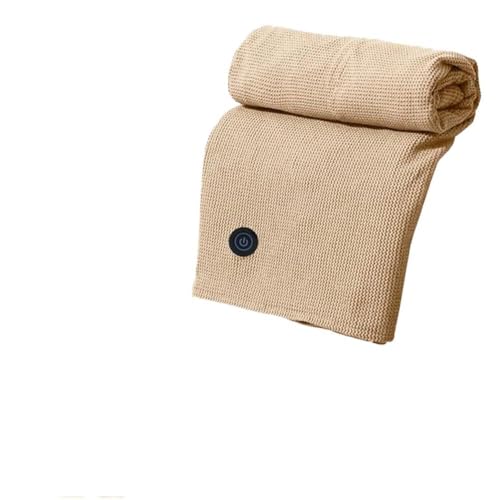 Manta térmica USB portátil, chal térmico portátil 2025, manta eléctrica portátil para exteriores, 3 engranajes, 8 zonas de calefacción, manta térmica inalámbrica con cremallera para cuello y hombros