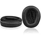 Jarmor AH-D600 Replacement Earpads, Memory Foam & Protein Leather Ear Cushion Cover for Denon AH D600, AH-D600EM Over-Ear Headphones ONLY (Black)